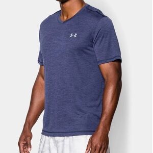 Men’s Under Armor Midnight Navy UA Tech VNeck T-Shirt Size S